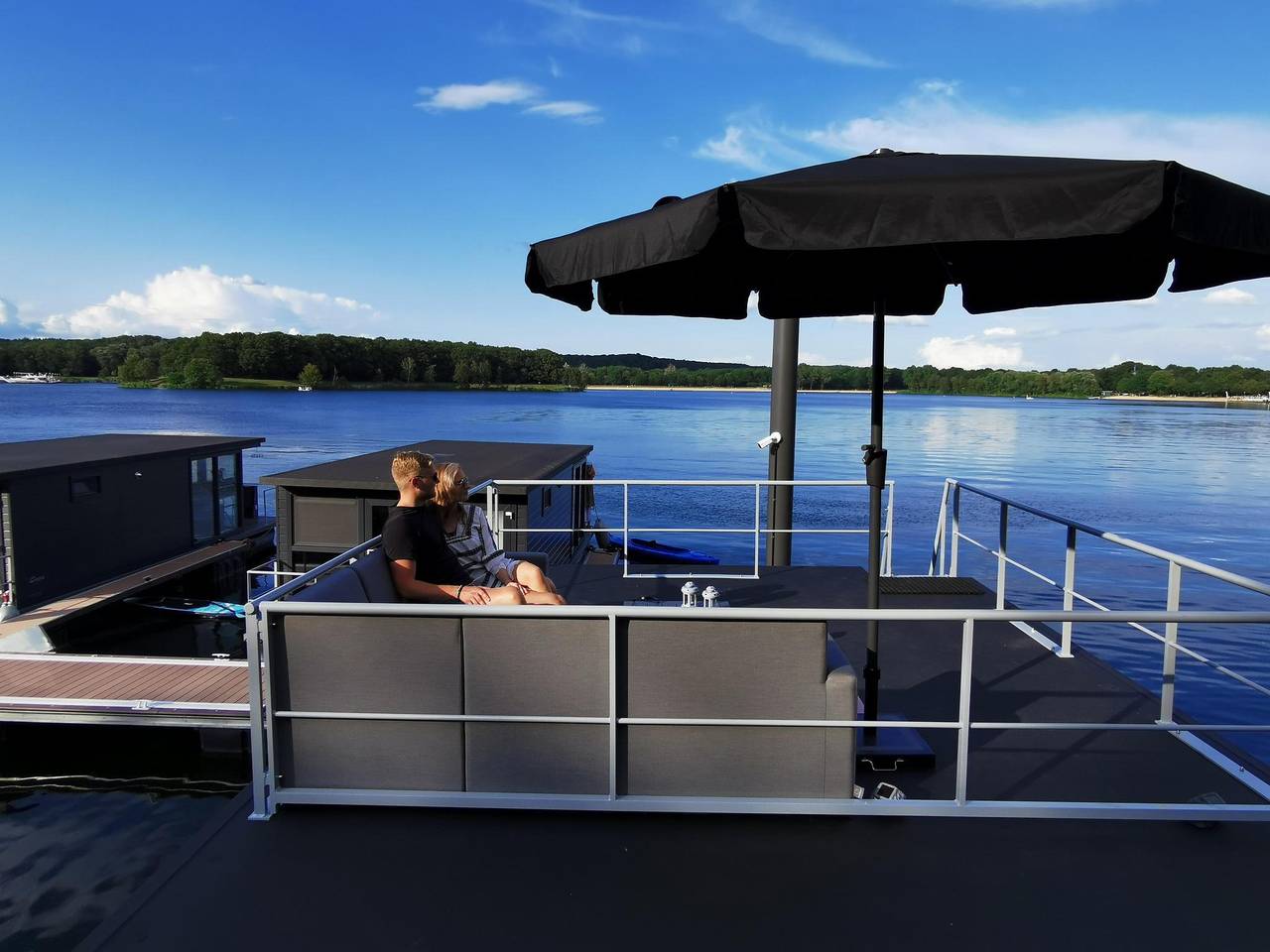 Huren Houseboat — Houseboat Marina Mookerplas 4-6 persons (roof terrace) in Middelaar, Parco Nazionale De Maasduinen