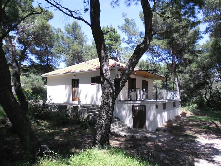 2-Zimmer-Haus mit Terrasse und Meerblick Sumartin, Brac in Sumartin, Brac