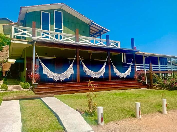 Casas e apartamentos de temporada para 2 pessoas, com jardim e vista, com animais de estimação em Laguna 