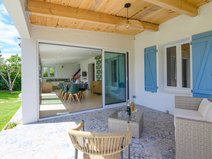 Maison de vacances pour 8 personnes, avec terrasse et jardin, animaux acceptés