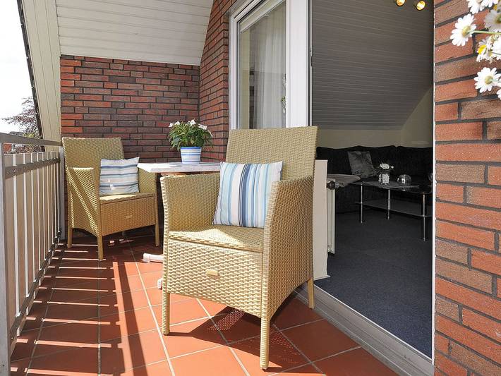 Ferienwohnung für 4 Personen, mit Garten und Balkon, kinderfreundlich in Ostfriesland - 3