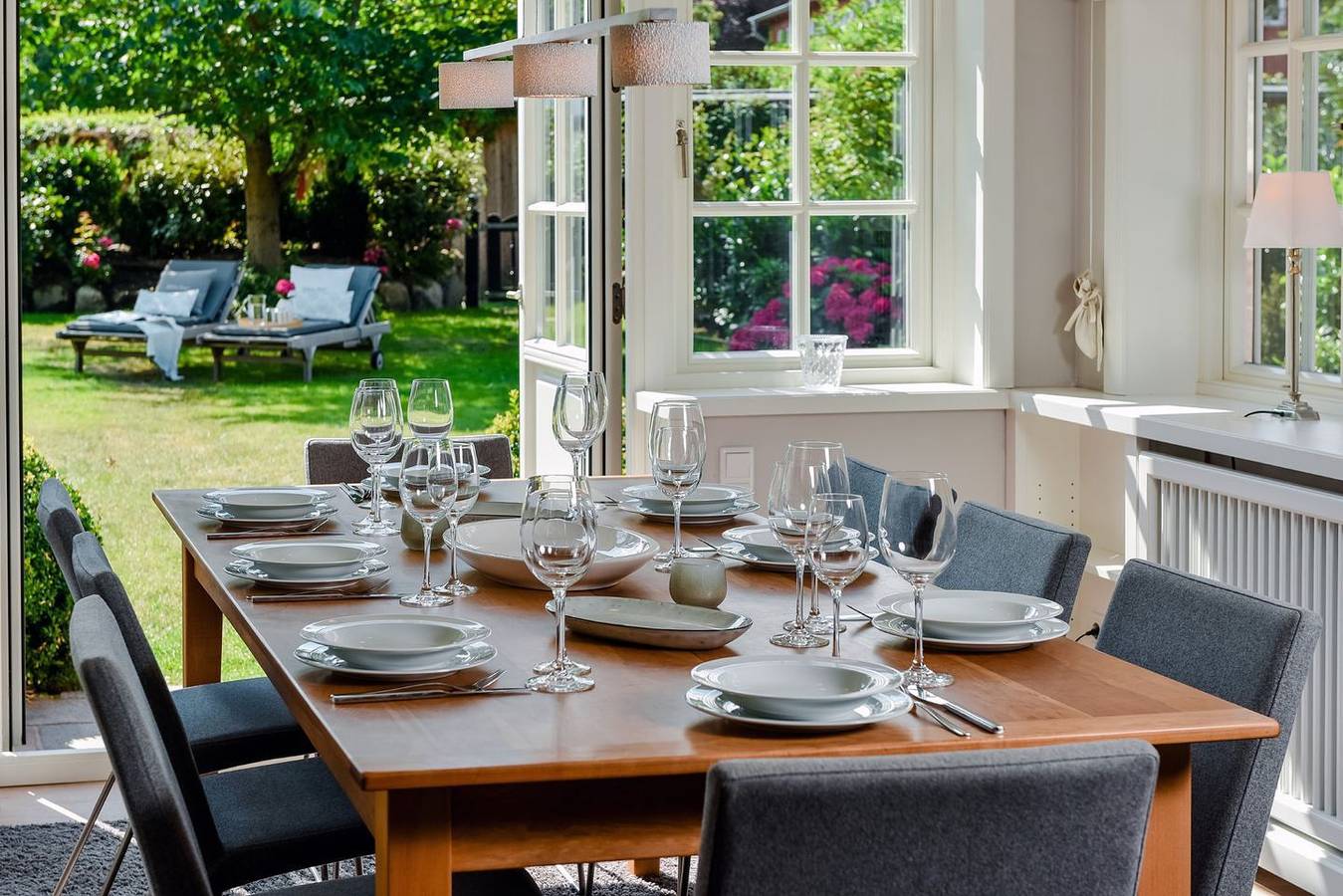 Lichtdurchflutete, großzügige Haushälfte unter Reet in Morsum in Sylt-Ost, Sylt (Gemeinde)