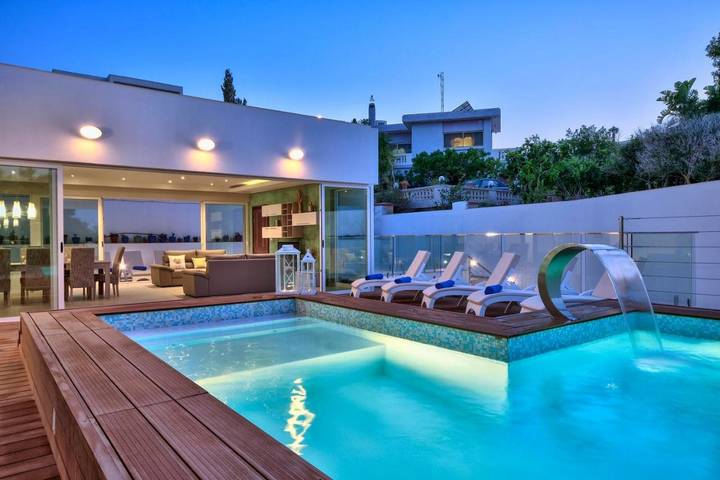 Location de vacances pour 10 personnes, avec piscine et jardin ainsi que jacuzzi et sauna dans Mellieha - 2