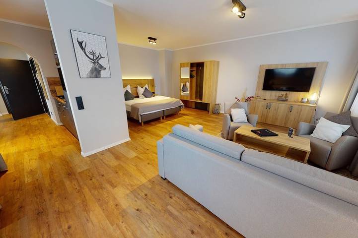 Hütte für 4 Personen, mit Balkon und Garten in Braunlage