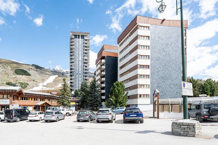 Estudio entero, Estudio Colette '312' con vistas a las montañas y balcón in Saint-Martin-de-Belleville, Les Belleville