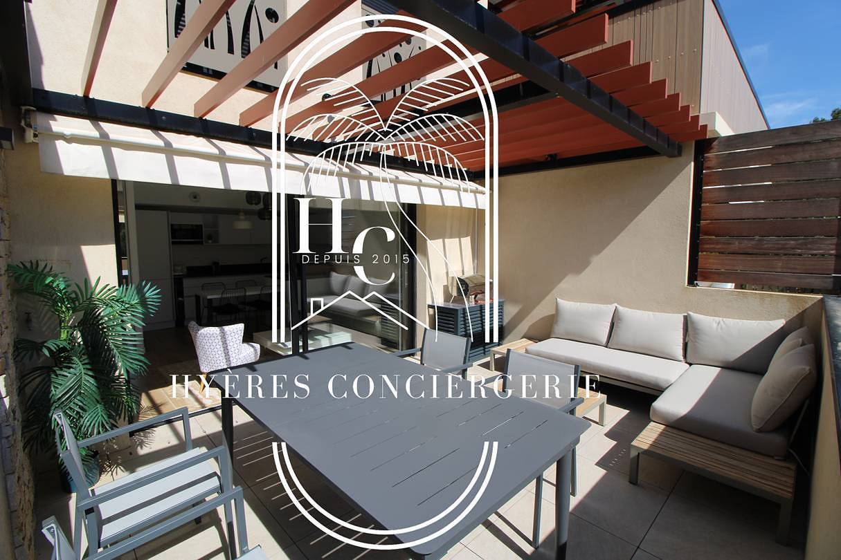 Ganze Ferienwohnung, Ferienwohnung für 4 Personen mit Terrasse in Hyeres, Parc national Port-Cros
