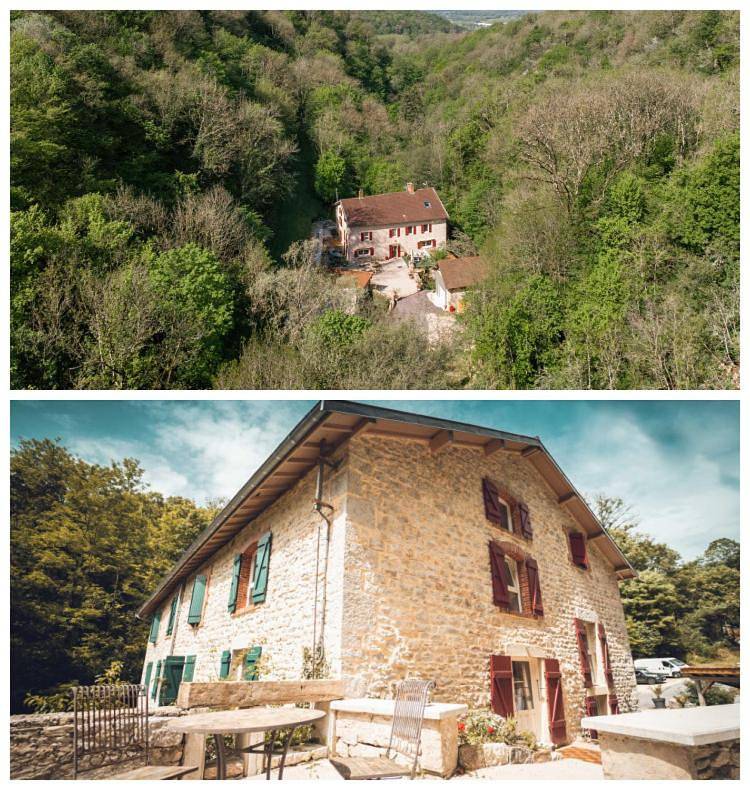 Le Moulin Chopin in Montagna-le-Reconduit, Jura Francais