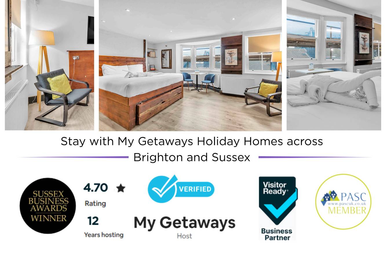Apartamento entero, Grafton Copper | By My Getaways in Brighton, Sussex