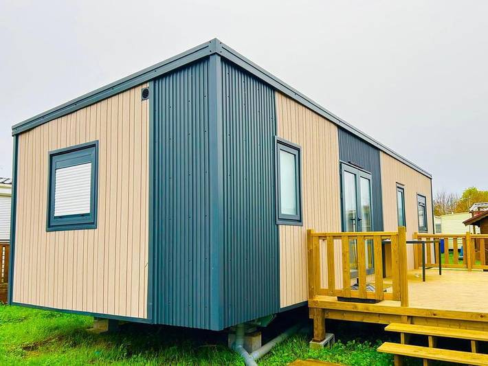 Camping Préjoly - Mobilheim 6 personen - Premium 3 Schlafzimmer in Hondschoote, Dünkirchen und Umgebung