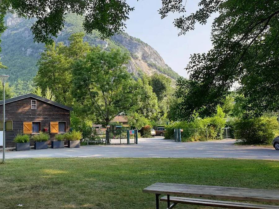 Camping Le Colombier - Mobilheim 5 personen - Cottage Toile ohne Sanitäranlagen und Wasser in Culoz, Belley