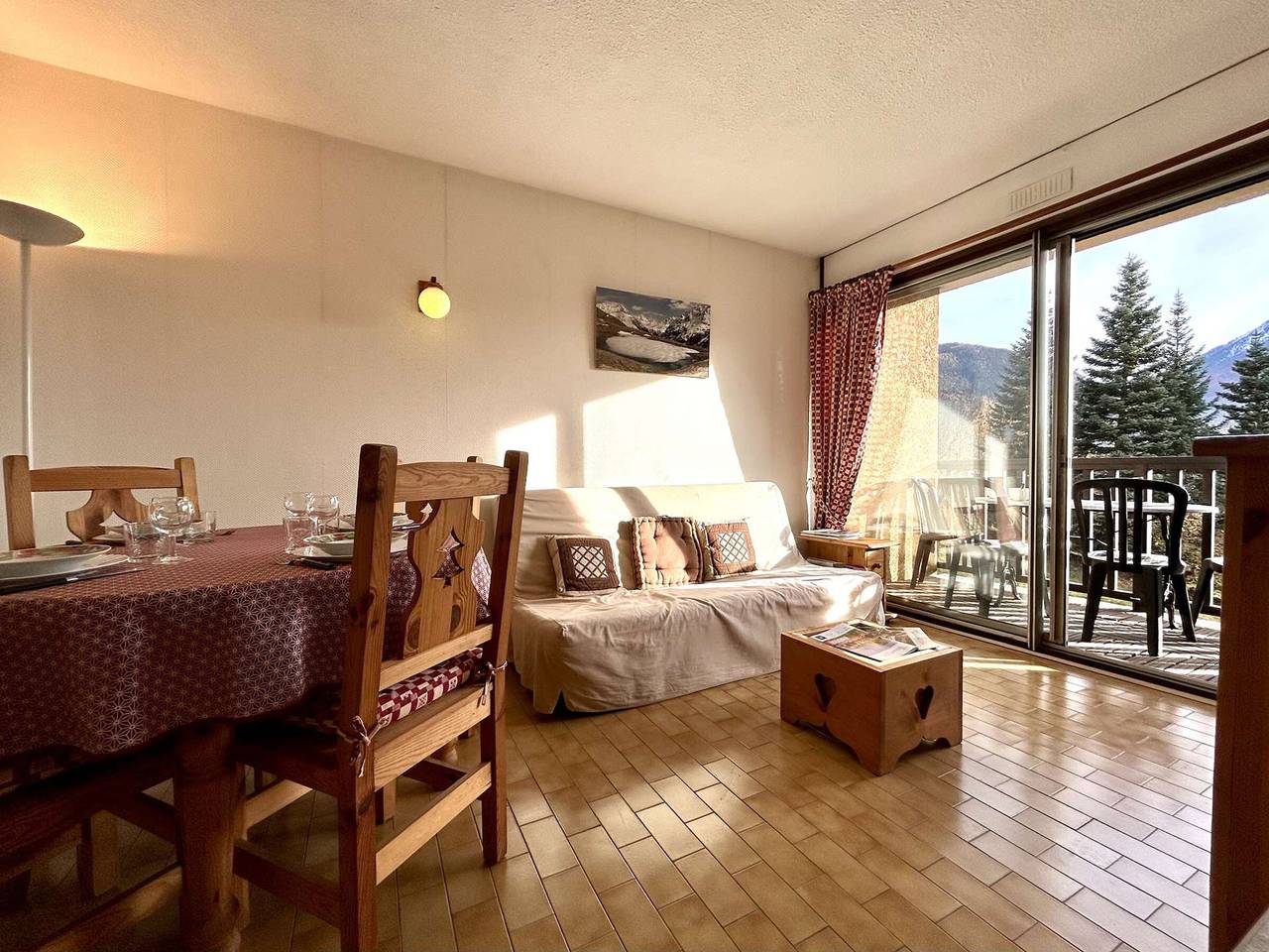 Apartamento entero, Estudio con balcón y estacionamiento - Briançon 4 pers in Briançon, Serre Chevalier