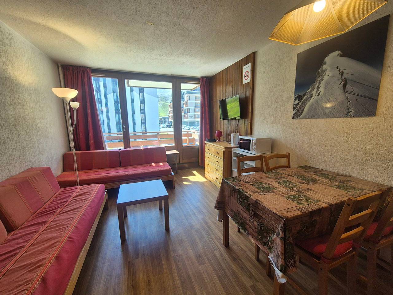 Gehele studio, Ski-in/ski-out studio with balcony in Tignes, 4 pers. in Tignes, Vanoise Nationaal Park