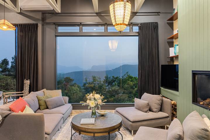 Blockhütte für 3 Personen, mit Balkon/Terrasse und Ausblick - 1