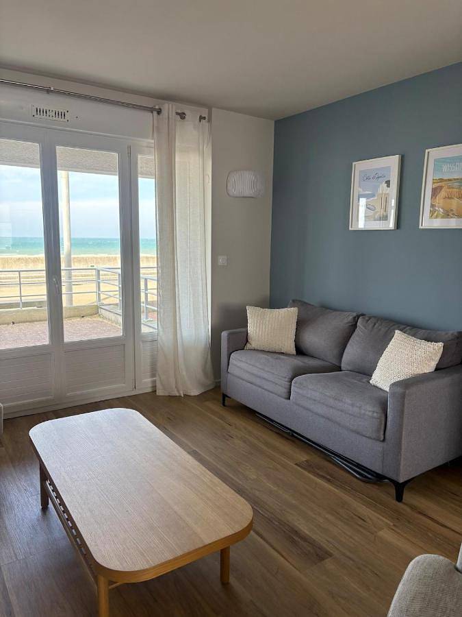 Location de vacances pour 5 personnes, avec vue et terrasse à Wissant