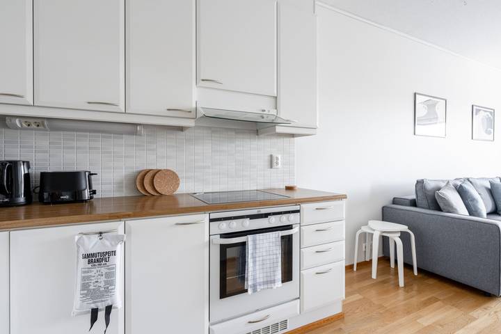 Ganze Wohnung, Top Floor 1Br Home with Parking, Sauna & Balcony in Pirkanmaa
