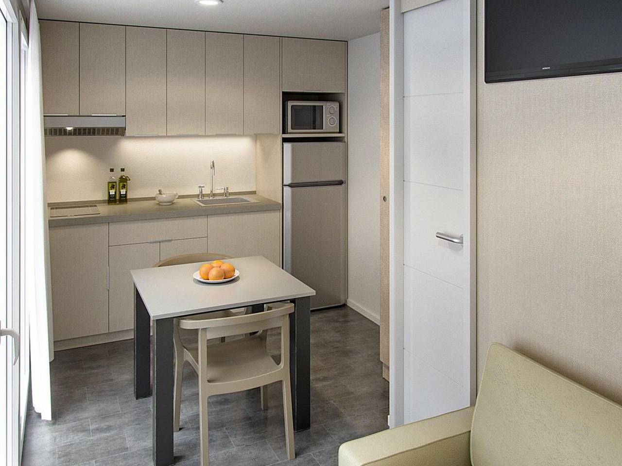 Casa móvil acogedora con terraza in Pineda de Mar, Costa del Maresme