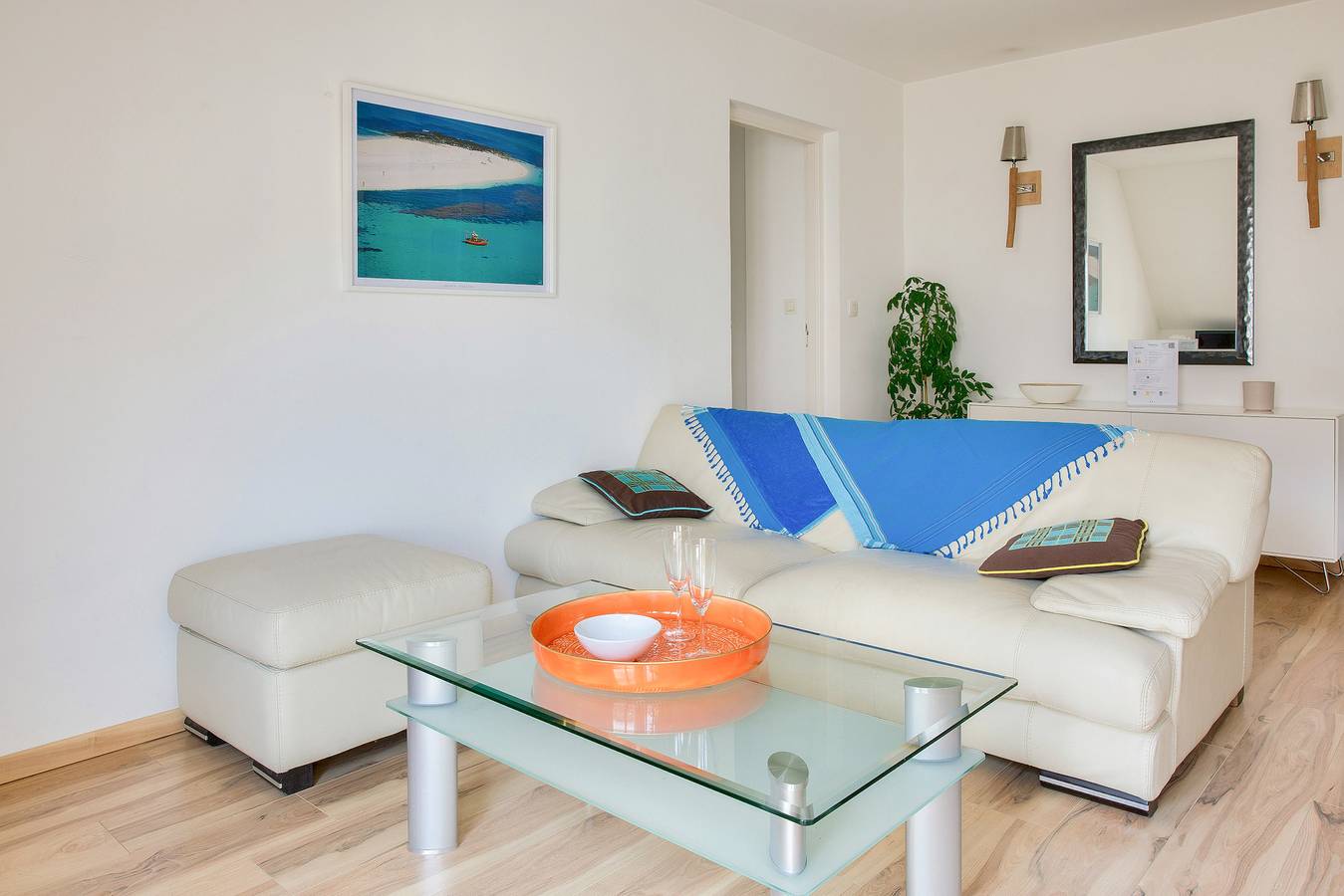 Appartement entier, Proche plage, appartement pour 4 avec balcon in Fouesnant, Côte de Cornouaille