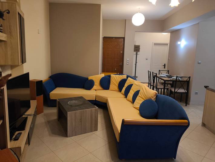 Apartamento entero, Apartamento 'Odysseas Nea Chora' con vistas al mar, Wi-Fi y aire acondicionado in Region de Chania
