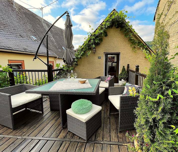 Ferienwohnung für 4 Personen, mit Terrasse in Zell (Mosel)