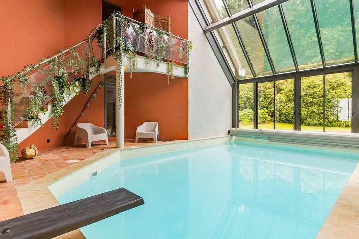 Gîte pour 4 personnes, avec jardin et piscine à La Glacerie