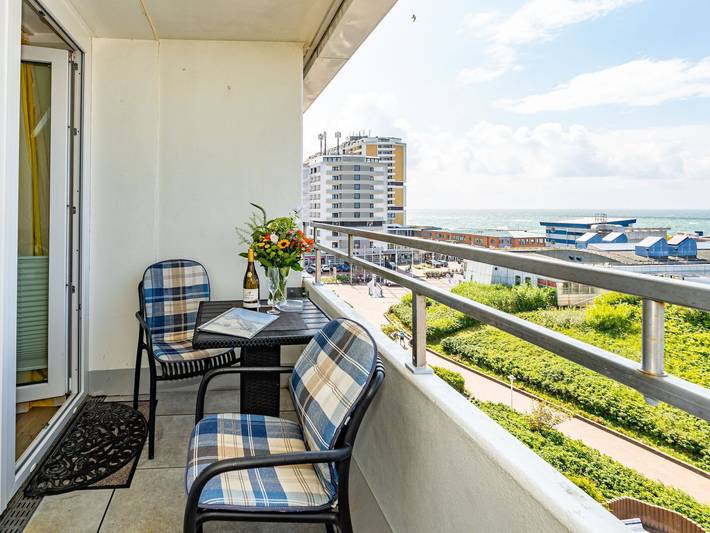 Ferienwohnung für 2 Personen, mit Balkon auf Sylt