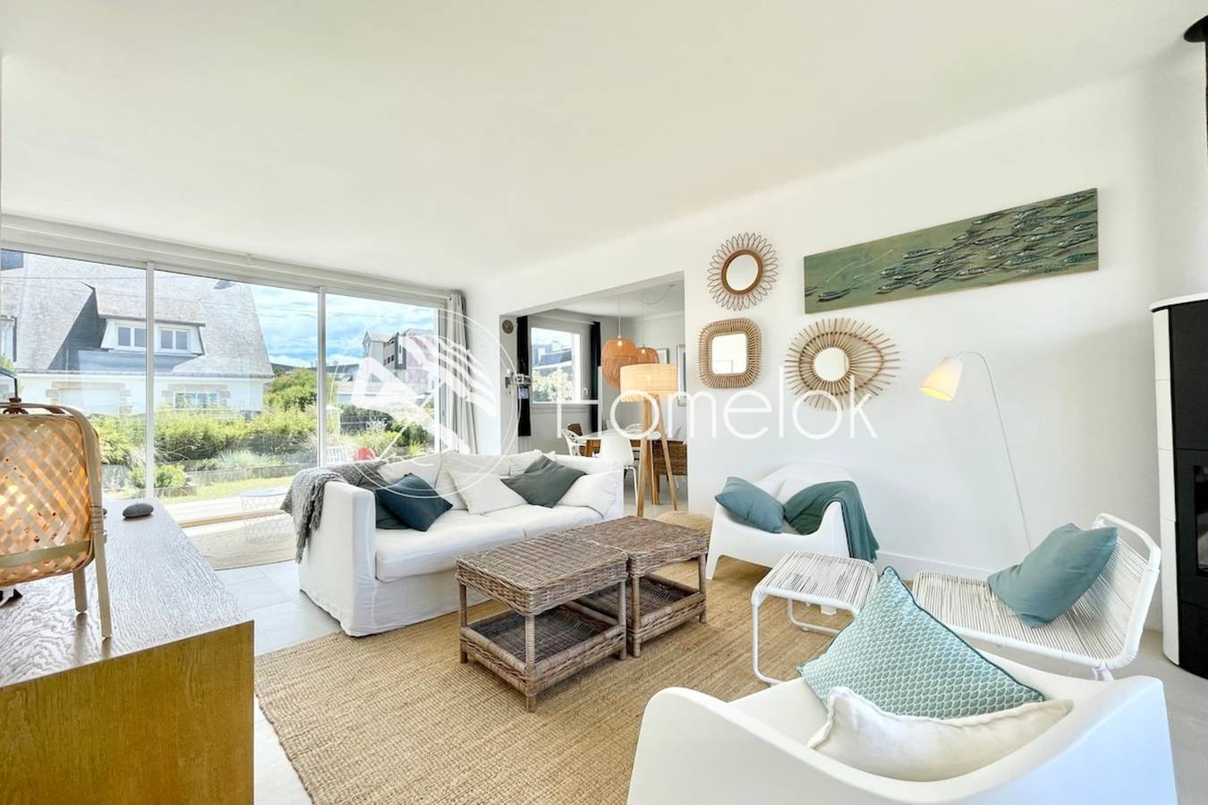 Maison Ultra Coconning Jardin Face aux plages in Le Fort-Bloqué, Ploemeur