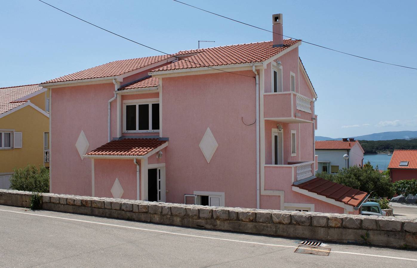Appartamento intero, Appartamento di due stanze con terrazzo e vista mare Ponte - Punat, Veglia - Krk A-5343-c in Ponte Croazia, Krk (Croazia)
