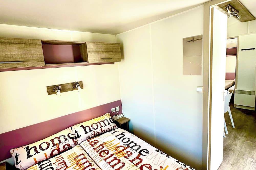 Cottage 2 Mobilhome 2 Zimmer Unterkunft für 3 Erwachsene + 1 Kind auf Ecksofa in Agarn, Walliser Alpen