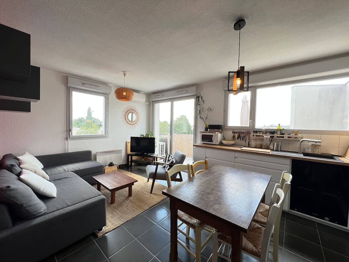 Apartamento entero, Le Pavot - 4p terrasse & vue imprenable - parking in Bonnefoy-Roseraie-Gramont, Toulouse