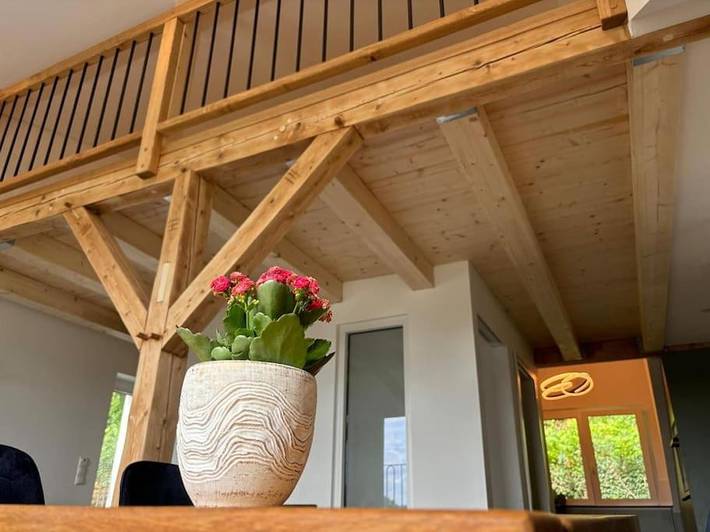 Ferienwohnung für 6 Personen, mit Terrasse und Ausblick