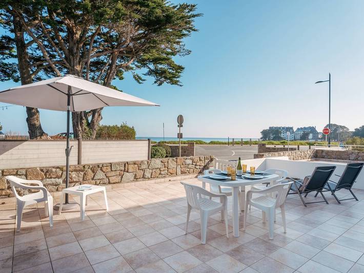 Location de vacances pour 4 personnes, avec terrasse à La Trinité-sur-Mer
