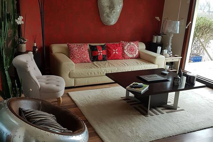 Maison de vacances pour 6 personnes, avec Jacuzzi ainsi que Terrasse et Jardin