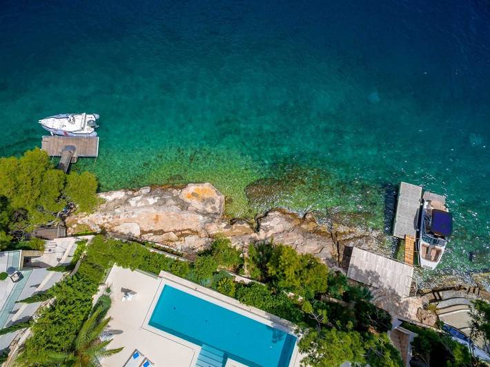 Villa Seven Sins mit Pool am Strand in Selca, Brac