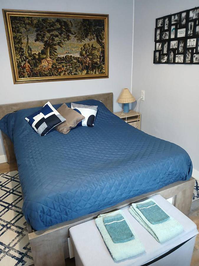 Chambre "Oasis Bleue" Calme Absolu chez Fred in Gorron, Mayenne
