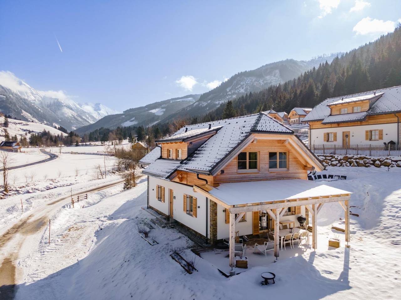 Chalet mit überdachter Terrasse und Sauna in Irdning-Donnersbachtal, Tauern