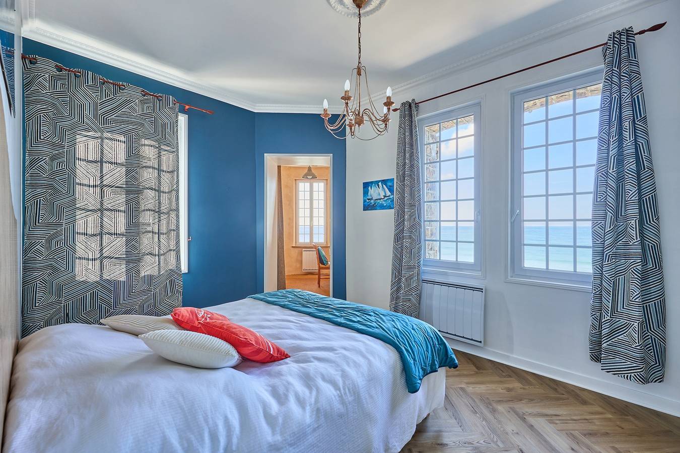 Appartement entier, Le Château Rêvé - Superbe appt vue mer in Barneville-Carteret, Côte de la Déroute