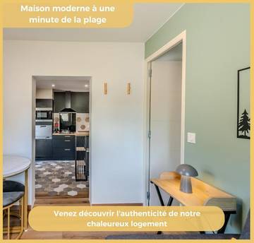 Gîte pour 4 personnes, avec jardin et terrasse, animaux acceptés à Excenevex