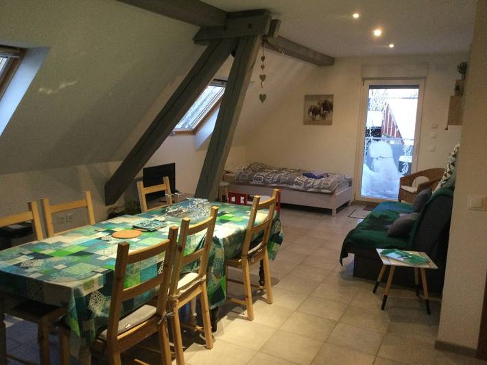 Gîte pour 5 personnes, avec terrasse à Lohr (homonymie)