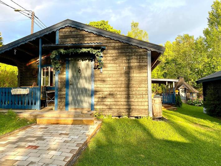 Cottage for 5 people, with sauna and balcony/terrace as well as view, with pets in Sweden