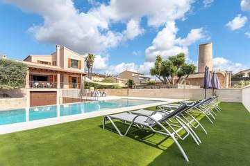 Chalet Bonavista in Sineu, Mallorca Inselmitte für 8 