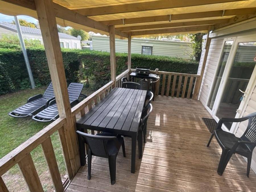 Tour Opérateur et particuliers sur camping Les Charmettes -  Funpass non inclus - Mobile home 6 persons - 2 bedrooms with air conditioning (Immobilhome) in Les Mathes, Côte de Beauté