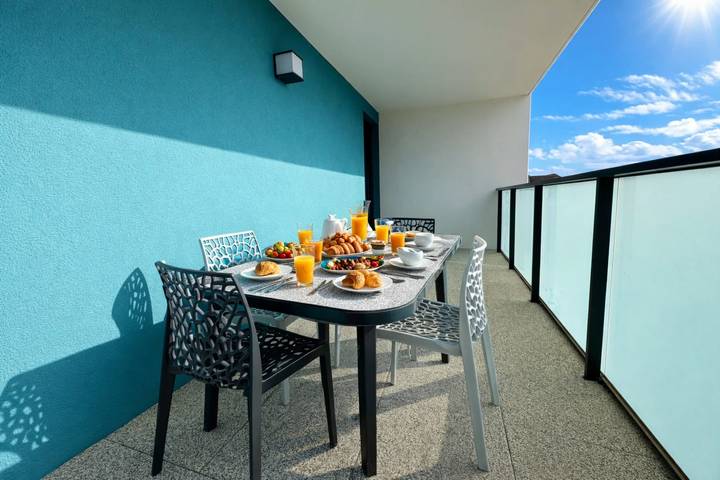 Appartement de vacances pour 4 personnes, avec Balcon et Terrasse
