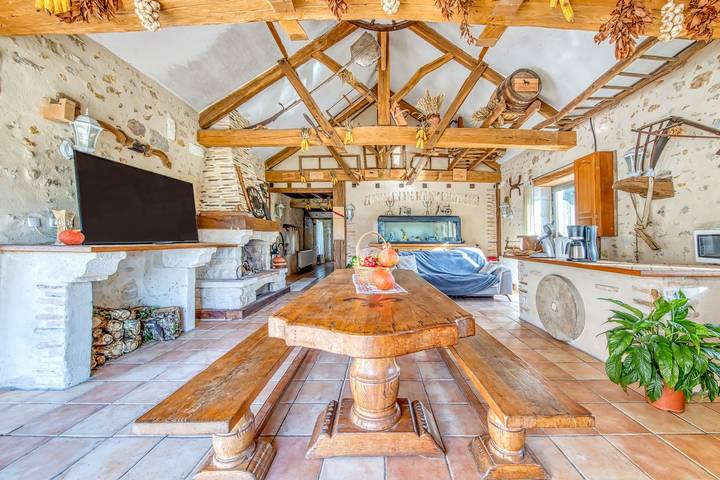 Maison de vacances pour 11 personnes, avec jardin en Charente - 4
