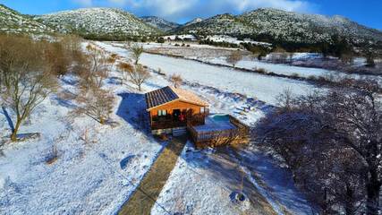 Casa rural para 5 personas, con vistas además de jardín y piscina en Comarca del Noroeste (Murcia)