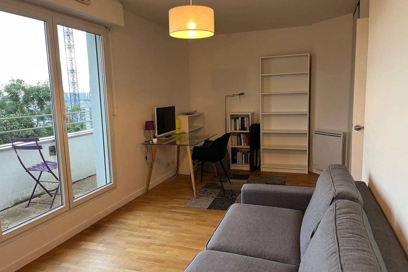 Estudio entero, Studio of 29 m2 with balcony in Issy in Issy-les-Moulineaux, Altos del Sena