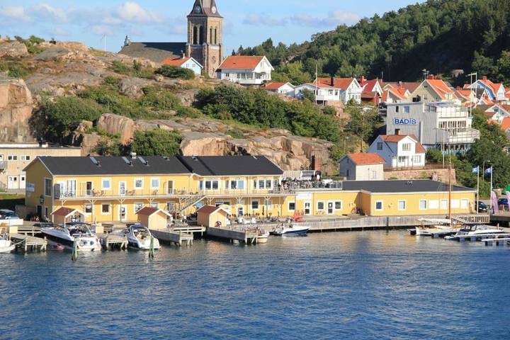 Hostel for 4 personer, med Terrasse i Fjällbacka