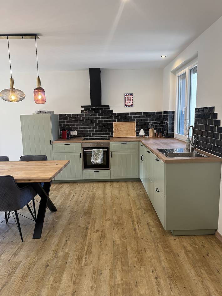 Appartement entier, Appartement 'Burghof' avec jardin partagé et Wi-Fi in Leibertingen, Region Bodensee-Oberschwaben