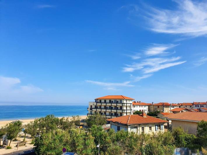 Ferienwohnung für 4 Personen, mit Pool und Ausblick sowie Terrasse, mit Haustier in Hossegor