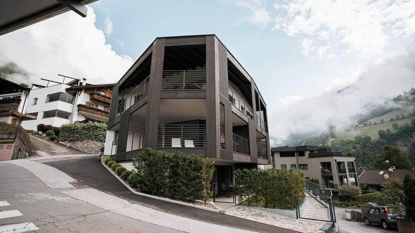 Ganze Wohnung, Ferienwohnung "Lodge Terrace Exclusive One" mit Bergblick und Wlan in Saltaus, St. Martin in Passeier