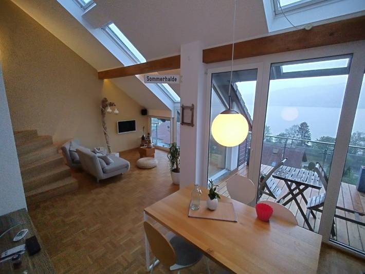 Ganze Wohnung, SeeLounge-Apartment.com Wohlfühloase mit herrlichem Seeblick in Bodman-Ludwigshafen, Schwäbische Alb Radweg Region